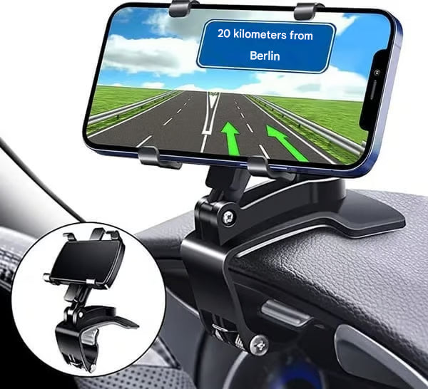 π2025 New Arrival-360 Degree Rotating Car Dashboard Phone Holder