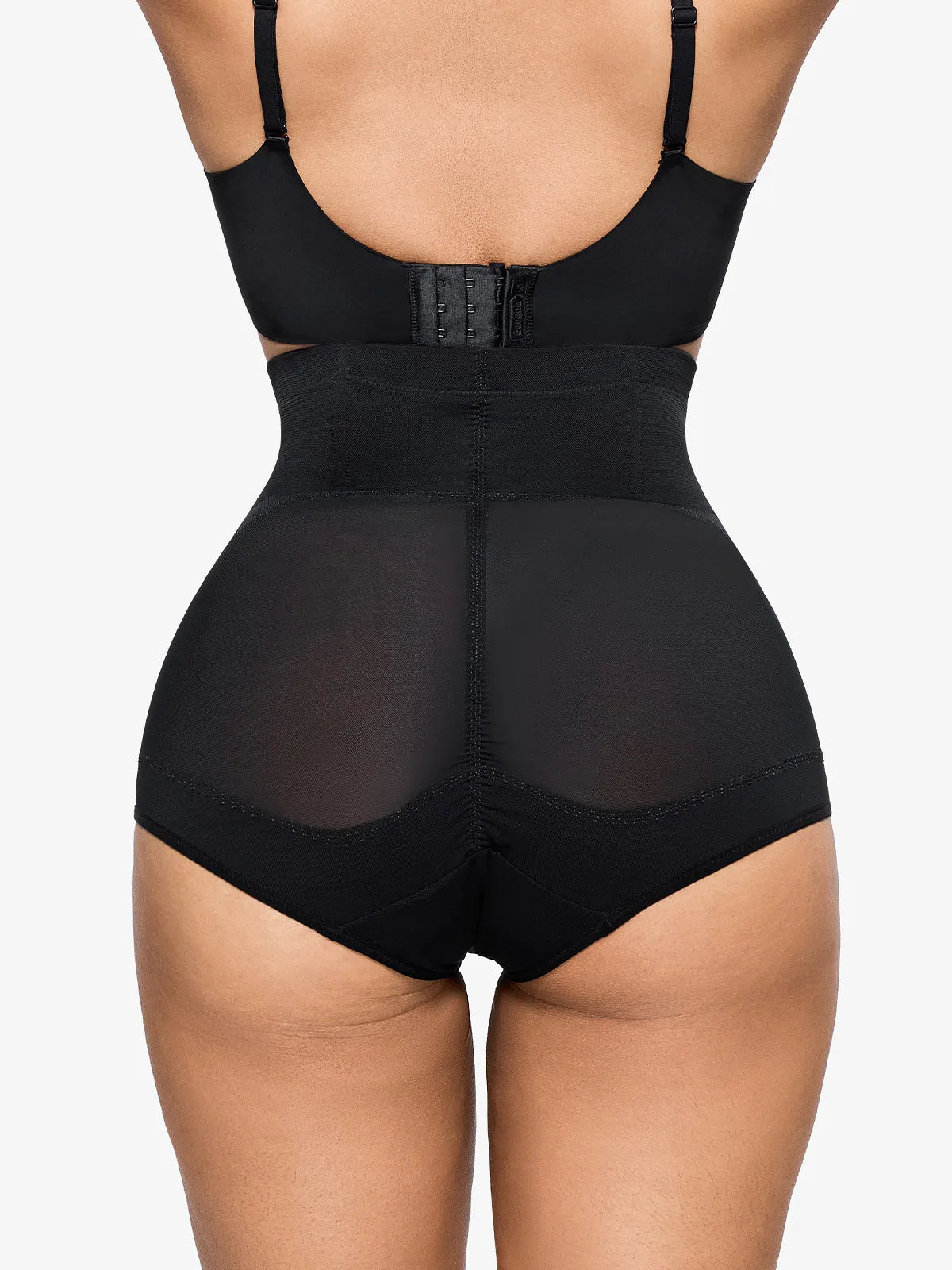 (Buy 2 Free Shipping)⚡Anti-Roll Steel Boned Women Hi-Waist Double Tummy Control Panty