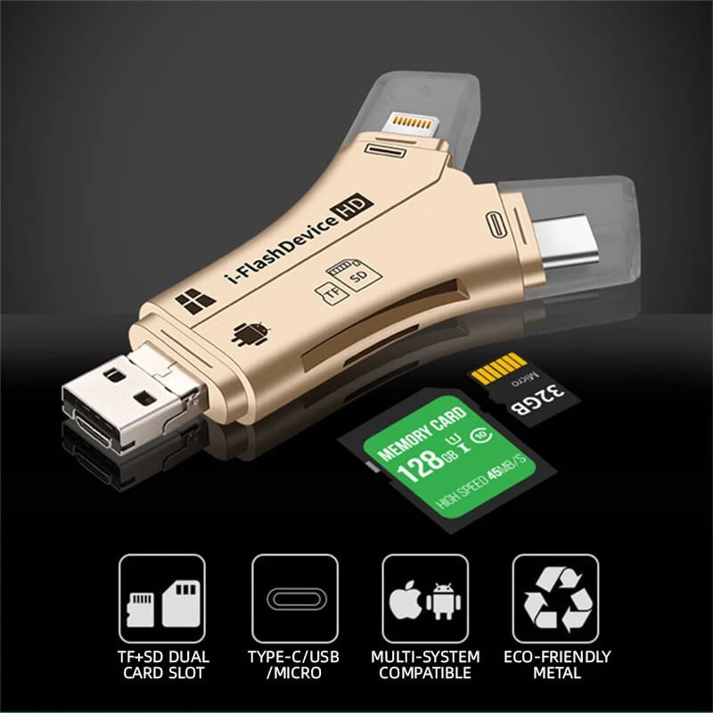 π₯π₯4-in-1 Media Transfer with Memory