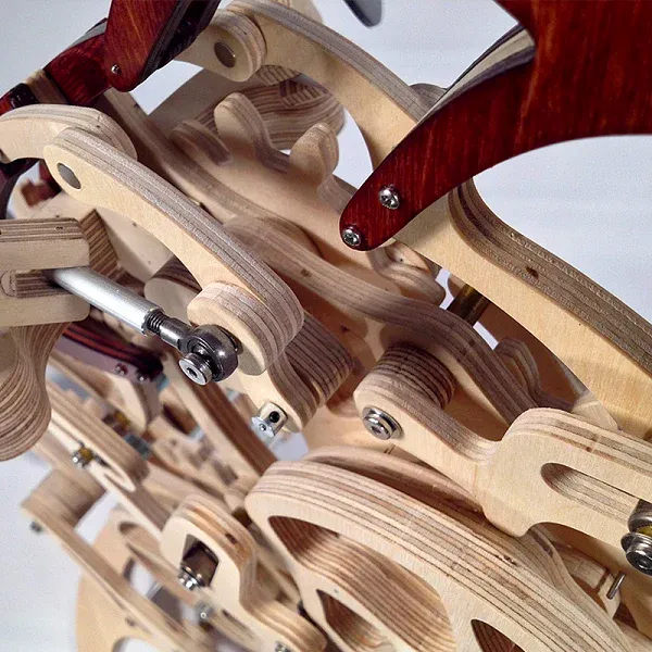 3D WOODEN MECHANICAL HUMMINGBIRD