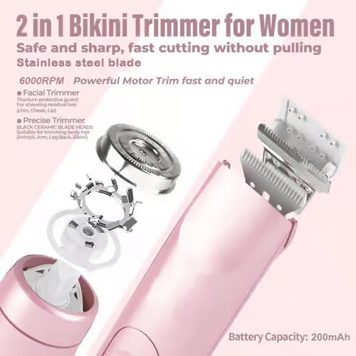 Flash Sale⚡ 50K+ SOLD! Almost Gone-💥🔥 Comfort 2 in 1 Electric Lady Shaver,Best Gifts