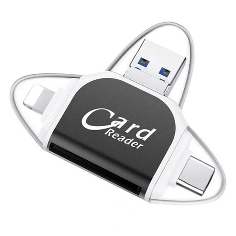 Multi-Port 4in1 Universal SD/ TF Card Reader