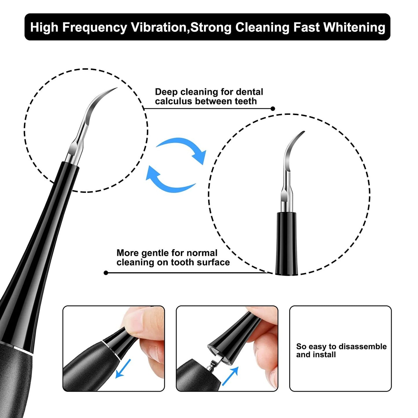 (👨⚕🦷Buy 2 Free Shipping)Electric tooth cleaning instrument -Teeth Cleaner
