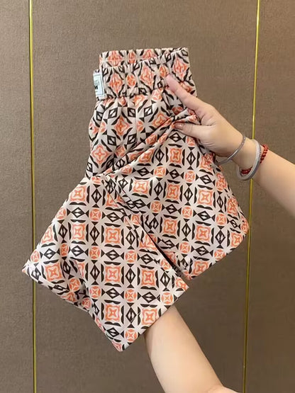 Women's Summer Collection Printed Casual Pants