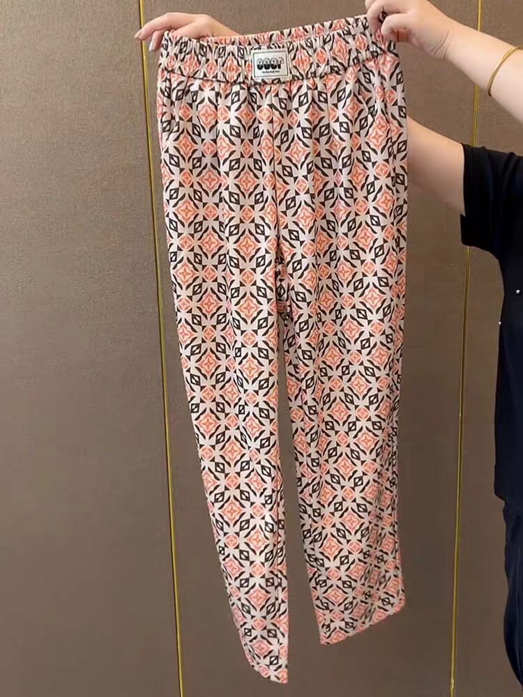 Women's Summer Collection Printed Casual Pants