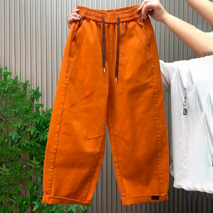 Stylish Casual Cropped Trousers