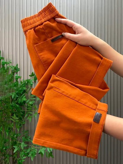 Stylish Casual Cropped Trousers