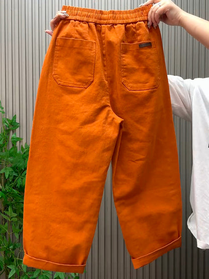 Stylish Casual Cropped Trousers