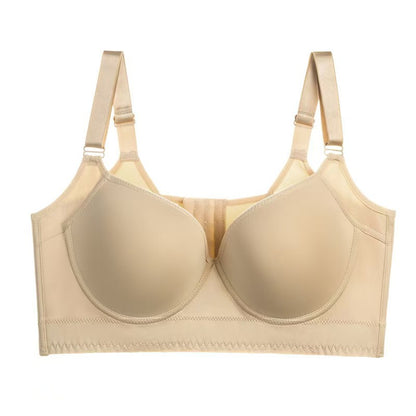 Push-Up Back Smoothing Bra Black+Beige (2 PACK Free shipping）